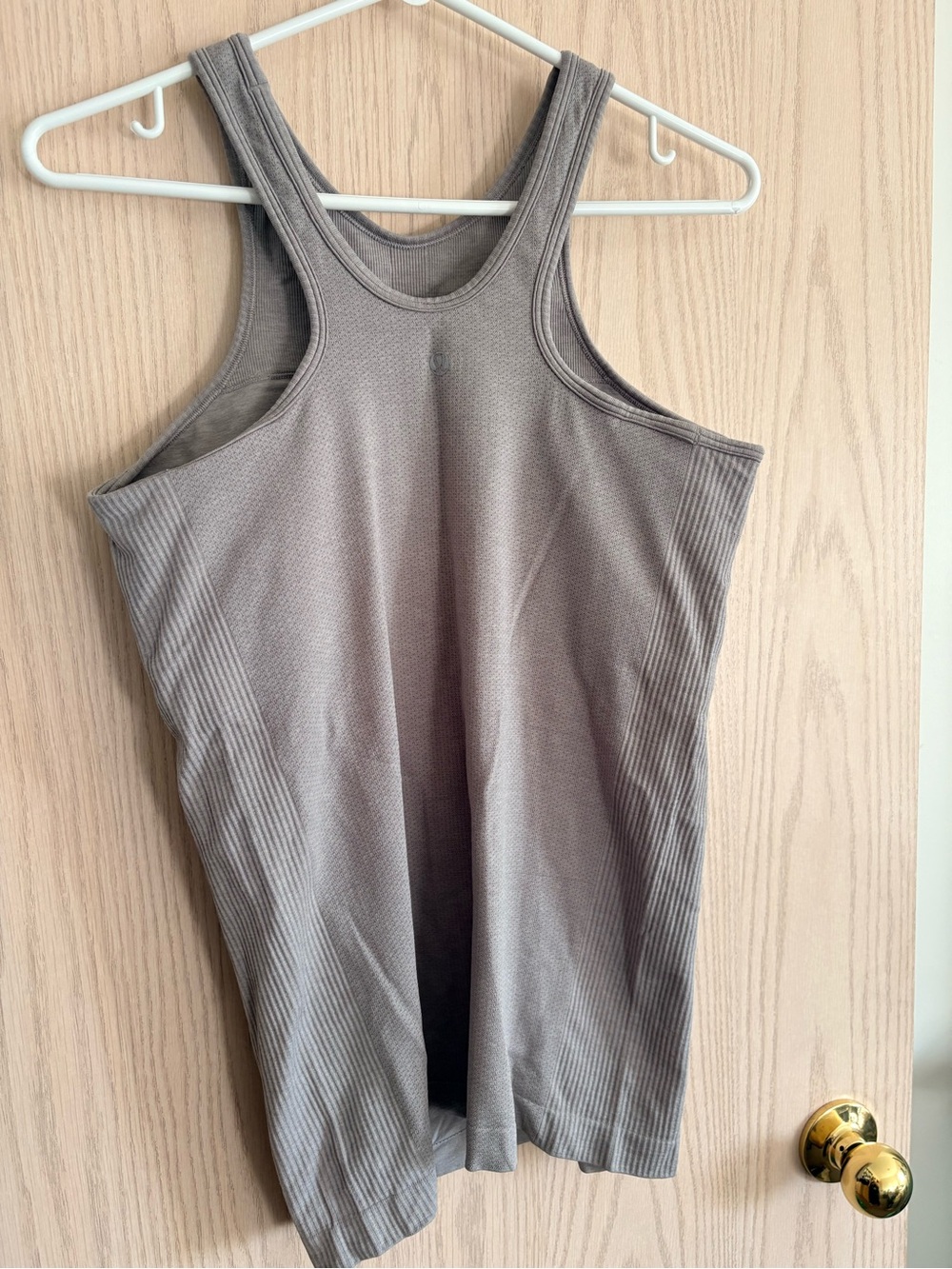 lululemon athletica Grey Ribbed Racerback Tank - Picture 2 of 5